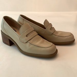 Westies Khaki Leather Penny Loafers